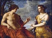 Giovanni Domenico Cerrini Apollo and the Cumaean Sibyl oil painting picture wholesale